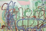 Sacha Jafri, Field of Dreams, 2004-2005, Mixed media on canvas