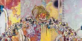 Of Chinese Lions, Peonies, Skulls and Fountains;As The Interdimensional Waves Run Through Me, I Can Distinguish Between The Voices Of Angel And Devil! (a set of 2) by Takashi Murakami, 2012, Limited Print, edition no. 216/300; 215/300, sold Jun 2016