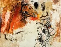 Chihung Yang, The Wages of Life, 1984, Mixed media on paper
