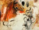 Chihung Yang, The Wages of Life, 1984, Mixed media on paper
