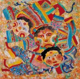 Wu Hao, Peace, 1981, Oil on canvas