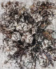 Lei Shuang, Soul of Flowers, 1995, Oil on canvas