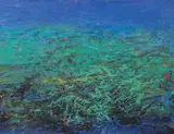Liu Guosong, The Notes of Five Flower Lake: Jiuzhaigou Series No.86, 2005, Ink and color on paper