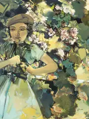 Summer Time by Xia Junna, 2012, Oil on canvas, offered Jun 2014