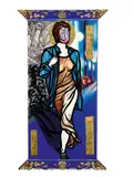 J. C. Kuo, Saint Taiwan - Floating, 1997, Acrylic on canvas, wooden sculpture