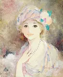 Bernard Charoy, Elodie, Oil on canvas