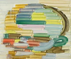 Untitled by Etsu Egami, 2020, Acrylic on Canvas, sold Jun 2023