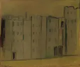 Wang Pan-yuan, Sihang Warehouse (Shanghai), 1973, Oil on canvas