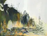 Chihung Yang, Mountain and Cliff, 2011, Acrylic on canvas
