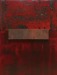 Red by Huang Gang, 2015, Mixed media on board, offered Jul 2020