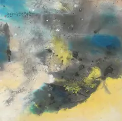 Chen Ting-Shih, Pond, 1975, Ink and colour on paper