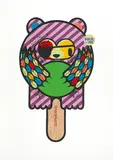 SupaKitch, Tutti Frutti Flavor, Suck Me, 2007, Acrylic on canvas