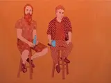 Rine Boyer, Ryan & Lewis, 2014, Acrylic on canvas