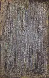 George Chann, Calligraphy – II, c. 1950, Mixed media on canvas