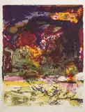 Zao Wou-ki, Untitled, 1989, Lithograph on Arches wove paper, 
ed. EA 6/15