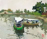 Pang Jiun, Su Causeway, West Lake