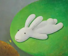I Love You More and More by Benrei Huang, 2010, Acrylic on canvas, sold Dec 2023