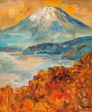 Sanlang Yang, Fuji Mountain, Oil on canvas