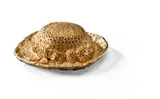 Untitled (Hat) by Yayoi Kusama, 1999, Ceramic enamel, unique, sold Jun 2019
