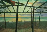 Lien Chien-hsing, Encountering in the Mouth of Tzeng-wen River II, 1999, Oil on canvas