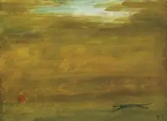 Wang Pan-yuan, Rush, Watercolor on paper