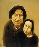 Zhou Chunya, Friends Series, 1996, Oil on canvas