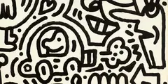 Untitled by Sam Cox, 2017, Marker on Paper, sold Jun 2023
