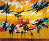 John Way, Abstract, 2000, Oil on canvas