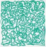 Sam Cox, Water Lily Doodles 1, 2019, Acrylic on canvas