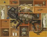 Kama Takumi, Namaqua Chameleon, 2012, Acrylic on canvas