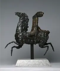 Wang Pon, Rider, 2001, Bronze 1/8