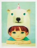 Mayuka Yamamoto, Polar Bear Boy, 2022, Lithograph, ed. 59/75