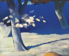 Yang Din, Paysage II, 1995, Acrylic on canvas