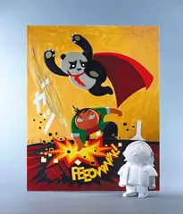 Jiang Jianqiu, Mr. Red - Fight No. 1 (a set of 2), 2007, Acrylic on canvas