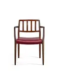 Niels Otto Møller, Model-66 Armchair (Limited), 1974, East Indian rosewood, leather