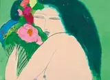 Walasse Ting, Woman and Flower