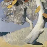 Yang Din, Eté dans le Pyréné (Summer in the Pyrenees), 1995, Oil on canvas