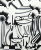 Geoffrey Bouillot, Geoffrey Nara, 2021, Acrylic on canvas
