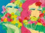 Walasse Ting, Ladies with Flower Bouquets