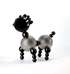 Howard Chen, Dog in Tacks No. 2, 2009, Thumbtacks on resin, edition no. 2/8