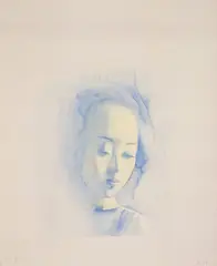 Eillen Chang by Liu Ye, 2004, Watercolor on paper, offered Dec 2006