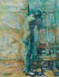 Reed Lee, After Bath, 1960, Oil on canvas