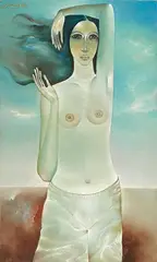 Trung Nguyen, Nude, 1989, Oil on canvas