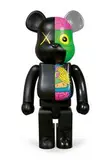 Kaws, Dissected Companion: Bearbrick 1000% (Black)