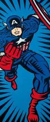 Burton Morris, Captain American (diptyque), 2006, Acrylic on canvas