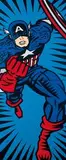 Burton Morris, Captain American (diptyque), 2006, Acrylic on canvas