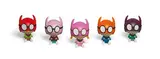 The Power of the Letters (a set of 5) by Edgar Plans, 2021, Alloy, crystal, ed. 230/250 (Morado); 239/250 (Juanin); 225/250 (Olivia); 70/250 (Rosa); 74/250 (Rojo) (from left to rig, sold Dec 2021