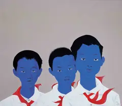 Fang Hui, Three Boys, 2007, Oil on canvas