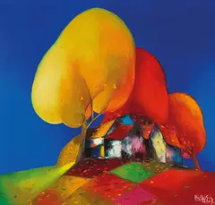 Dao Hai Phong, Colorful Life, 2007, Oil on canvas