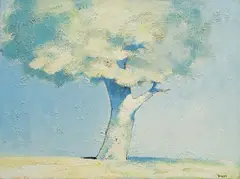 Yang Din, Quatre Saison II, 2004, Mixed media on canvas
